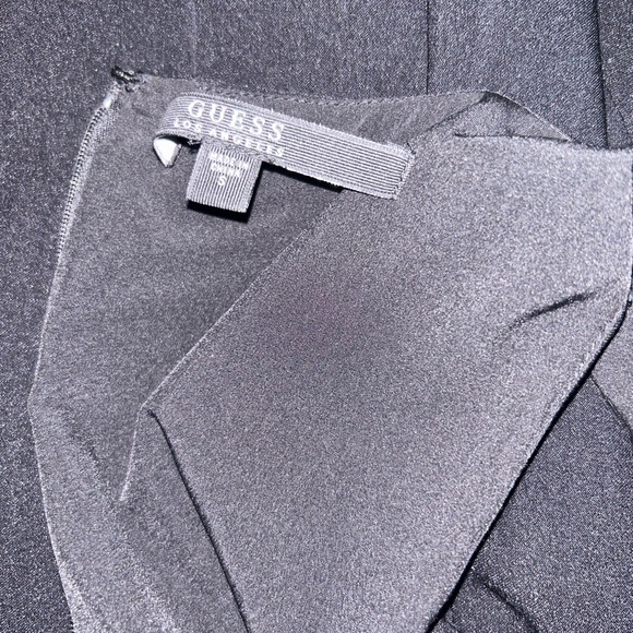 Guess Black Beaded Iridescent Blue/Green Skater Dress Size Small - Picture 4 of 4